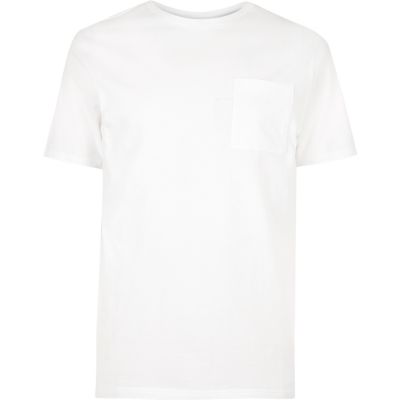 White pocket t-shirt
